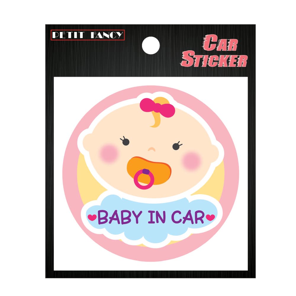 car sticker _ da7013 baby in car